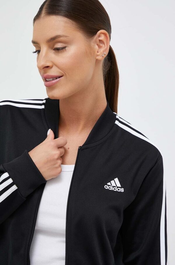 adidas dres SPORTY STREET damski kolor czarny - obrazek 4