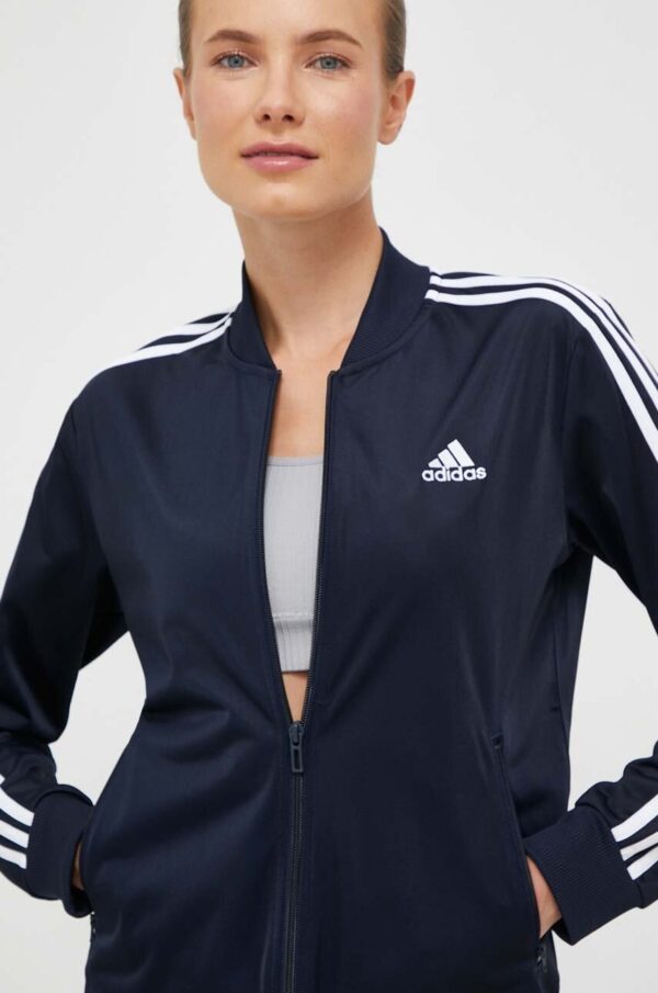 adidas komplet lounge Essentials damski kolor granatowy IJ8782 - obrazek 4