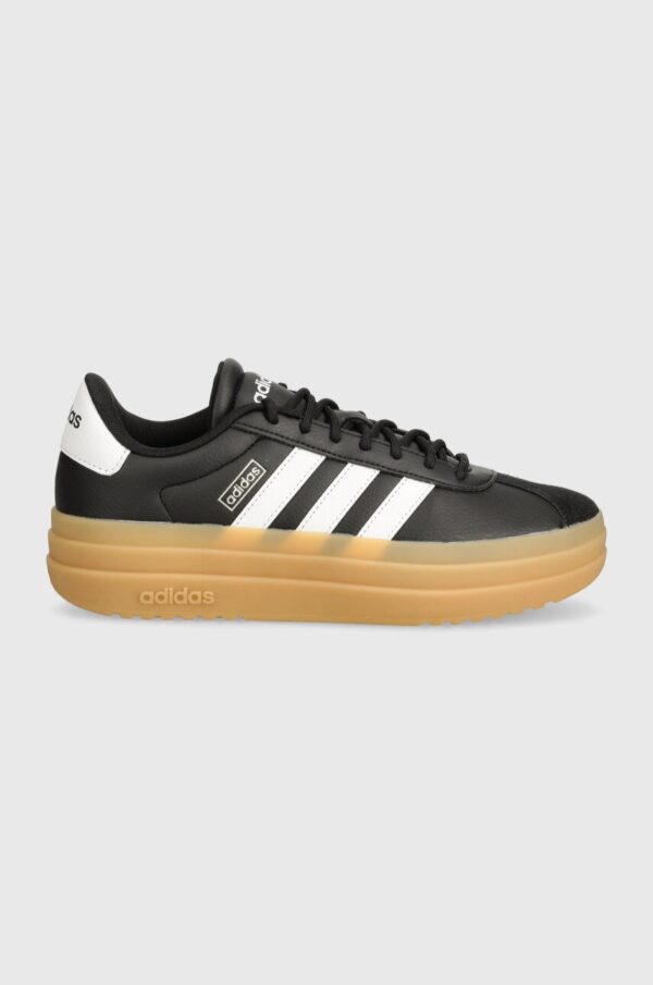 adidas sneakersy skórzane Vl Court Bold kolor czarny IH3081
