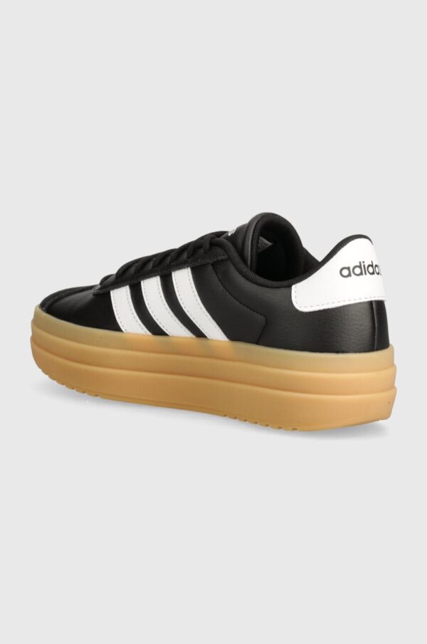 adidas sneakersy skórzane Vl Court Bold kolor czarny IH3081 - obrazek 2