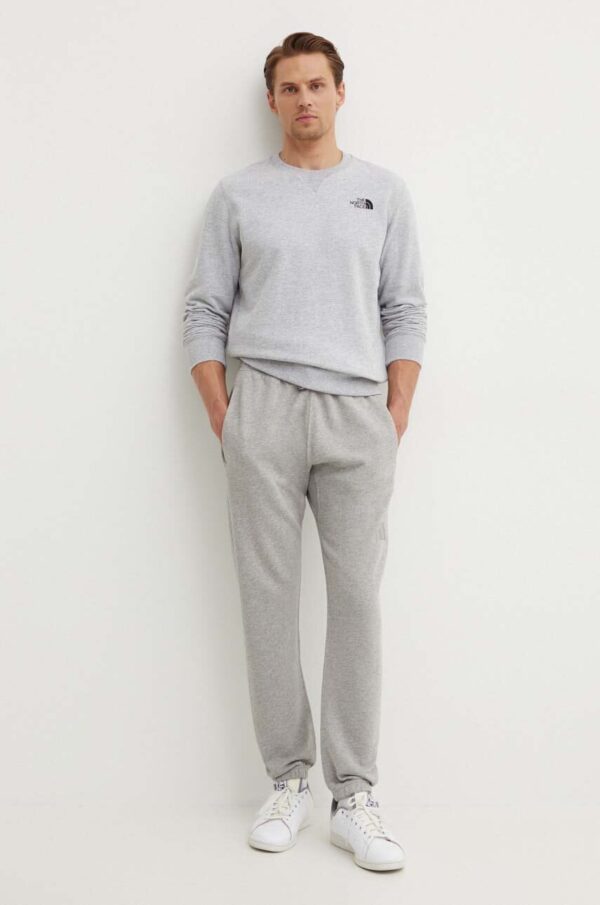 adidas spodnie dresowe bawełniane All SZN kolor szary melanżowe IY6558