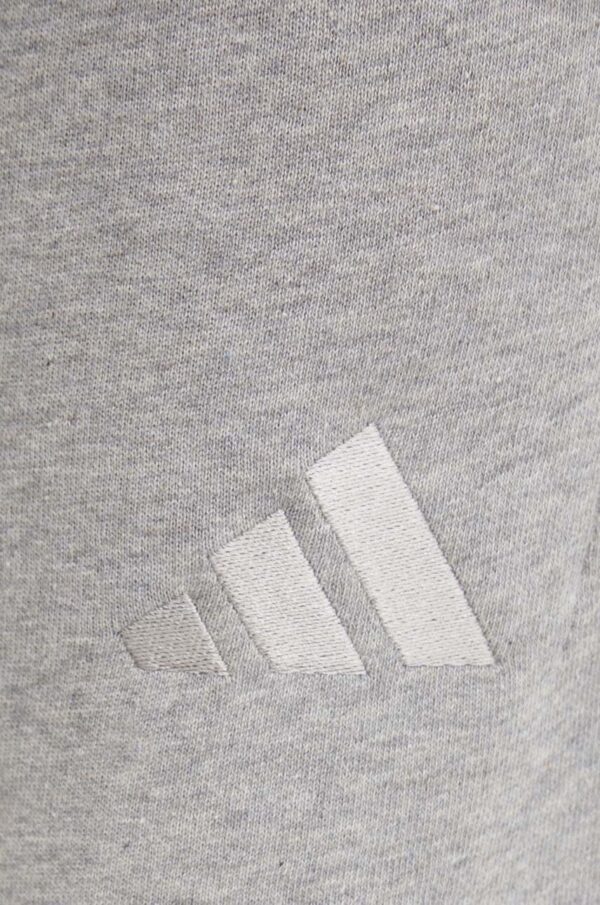 adidas szorty bawełniane All SZN kolor szary melanżowe IY4152 - obrazek 3