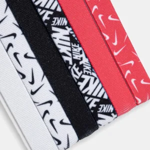 Nike opaski na głowę 6-pack kolor różowy N.000.2545.114.OS