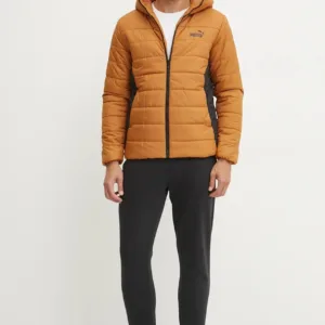 Puma kurtka męska kolor brązowy przejściowa