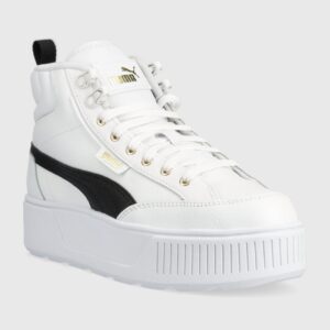 Puma sneakersy Karmen Mid kolor biały 385857