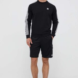 adidas Originals bluza 3-Stripes męska kolor czarny z aplikacją IM2087