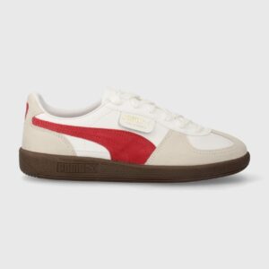 Puma sneakersy skórzane Palermo kolor biały 396464