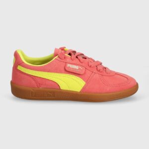 Puma sneakersy zamszowe Palermo Cobalt Glaze kolor pomarańczowy 396463