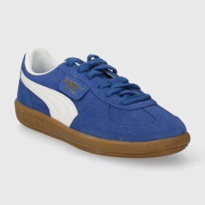 Puma sneakersy zamszowe Palermo Cobalt Glaze kolor niebieski 396463