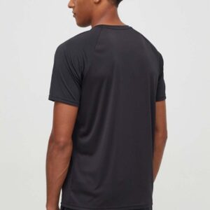 Nike t-shirt treningowy kolor czarny gładki