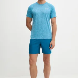 Nike t-shirt treningowy kolor niebieski melanżowy