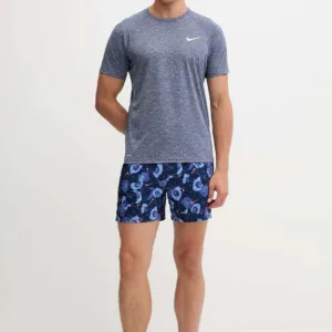 Nike t-shirt treningowy kolor niebieski melanżowy