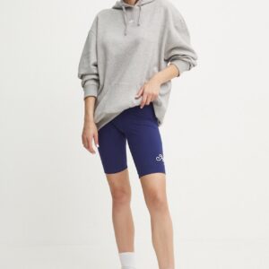 adidas Originals bluza damska kolor szary z kapturem melanżowa IY7345