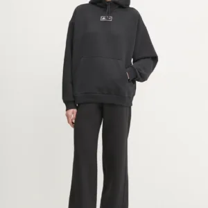 adidas bluza x Moon Boot damska kolor czarny z kapturem gładka IY8044