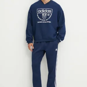 adidas Originals bluza męska kolor granatowy z aplikacją IW3245