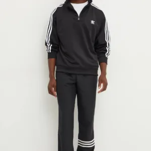 adidas Originals bluza Funnelneck Tracktop męska kolor czarny z aplikacją IZ4803