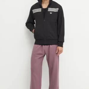 adidas Originals bluza 70s Track Top męska kolor czarny z aplikacją JN5962