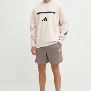 adidas bluza Z.N.E. męska kolor beżowy z nadrukiem JF2452