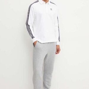 adidas Originals longsleeve bawełniany Adicolor kolor biały wzorzysty IZ2459
