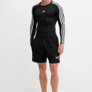 adidas Performance longsleeve treningowy Techfit kolor czarny z aplikacją IN5586