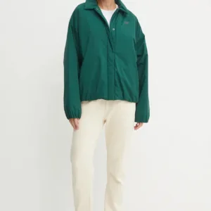 New Balance kurtka damska kolor zielony przejściowa oversize WJ43506NWG