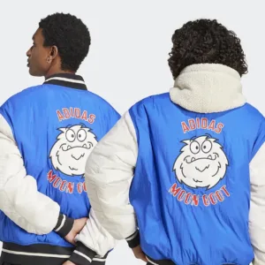 adidas kurtka x Moon Boot damska kolor niebieski przejściowa IY8048