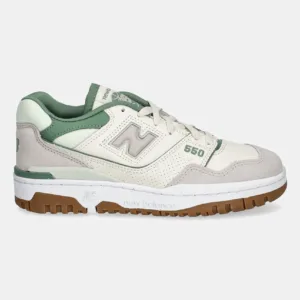 New Balance sneakersy skórzane 550 kolor beżowy BBW550HK