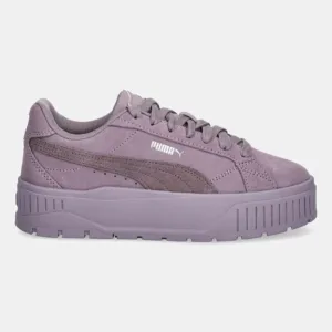 Puma sneakersy zamszowe Karmen II kolor fioletowy 397457