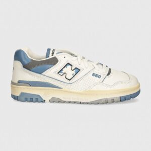 New Balance sneakersy skórzane 550 kolor biały BB550VTE