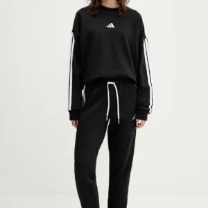 adidas bluza Essentials damska kolor czarny z aplikacją JE1298