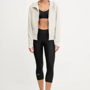 adidas Performance bluza treningowa Designed for Training damska kolor beżowy z kapturem gładka JX7318