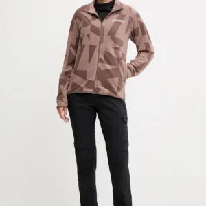 adidas TERREX bluza sportowa Multi damska kolor brązowy wzorzysta JN0997