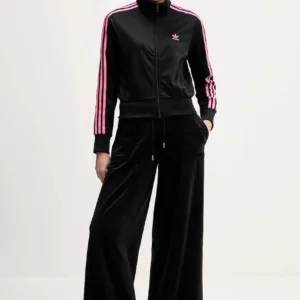 adidas Originals bluza Firebird Tt damska kolor czarny z aplikacją JX1483