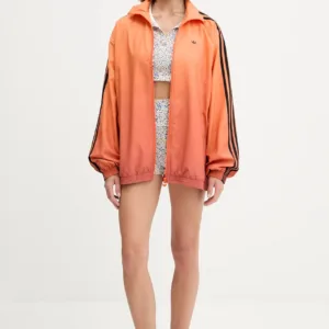 adidas Originals bluza damska kolor pomarańczowy z aplikacją JW7259