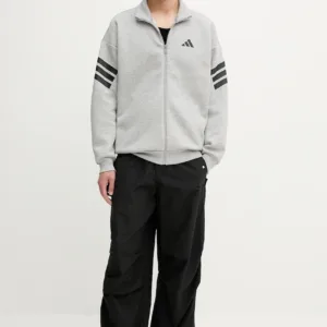 adidas bluza Future Icons męska kolor szary z nadrukiem JD4886