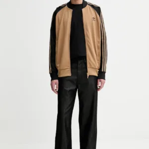 adidas Originals bluza Sst Tt męska kolor zielony wzorzysta JY1292