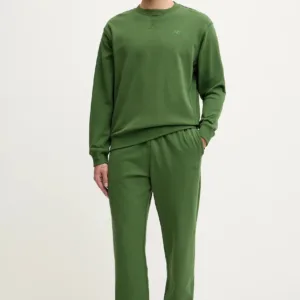 New Balance bluza bawełniana męska kolor zielony MT41506DAE