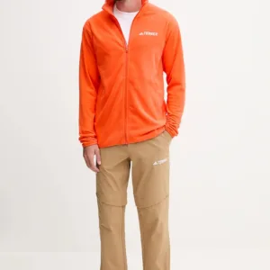 adidas TERREX bluza outdoorowa Multi Essenstials męska kolor pomarańczowy gładka JM3117