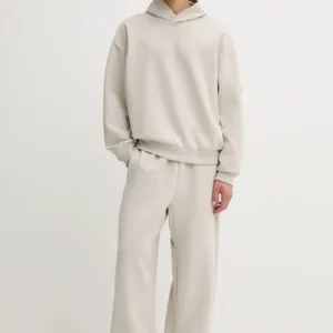 adidas bluza Soft Lux męska kolor beżowy z kapturem gładka KB8088