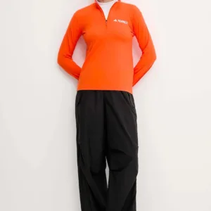 adidas TERREX longsleeve sportowy X-Country kolor pomarańczowy JD3943