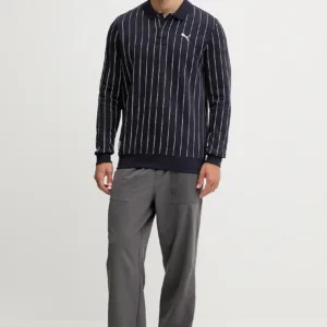 Puma bluza męskie kolor granatowy wzorzysta 688216