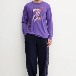 Puma longsleeve kolor fioletowy z nadrukiem 632903