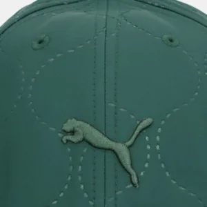 Puma czapka z daszkiem kolor zielony 26382.