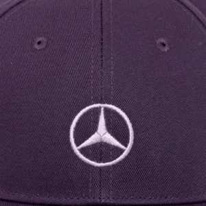 adidas czapka z daszkiem bawełniana x Mercedes kolor fioletowy JZ2547