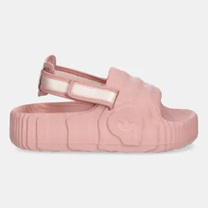 adidas Originals klapki Adilette 22 XLG damskie kolor różowy na platformie JQ3275