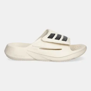 adidas klapki Lightblaze Slide damskie kolor beżowy na platformie JS3586
