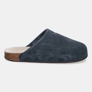 adidas Originals klapki zamszowe Adimule damskie kolor niebieski JP8729