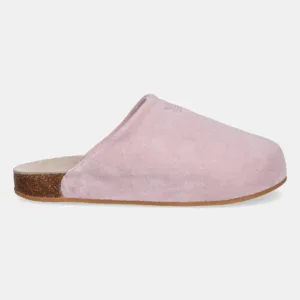 adidas Originals klapki zamszowe Adimule damskie kolor różowy JP8731