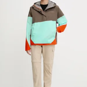 adidas TERREX kurtka outdoorowa Xploric 2.5L Anorak kolor brązowy JL9813
