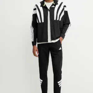 adidas Performance kurtka do biegania Adizero kolor czarny przejściowa oversize HZ3692